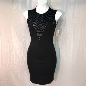 Womens Black Body-con dress